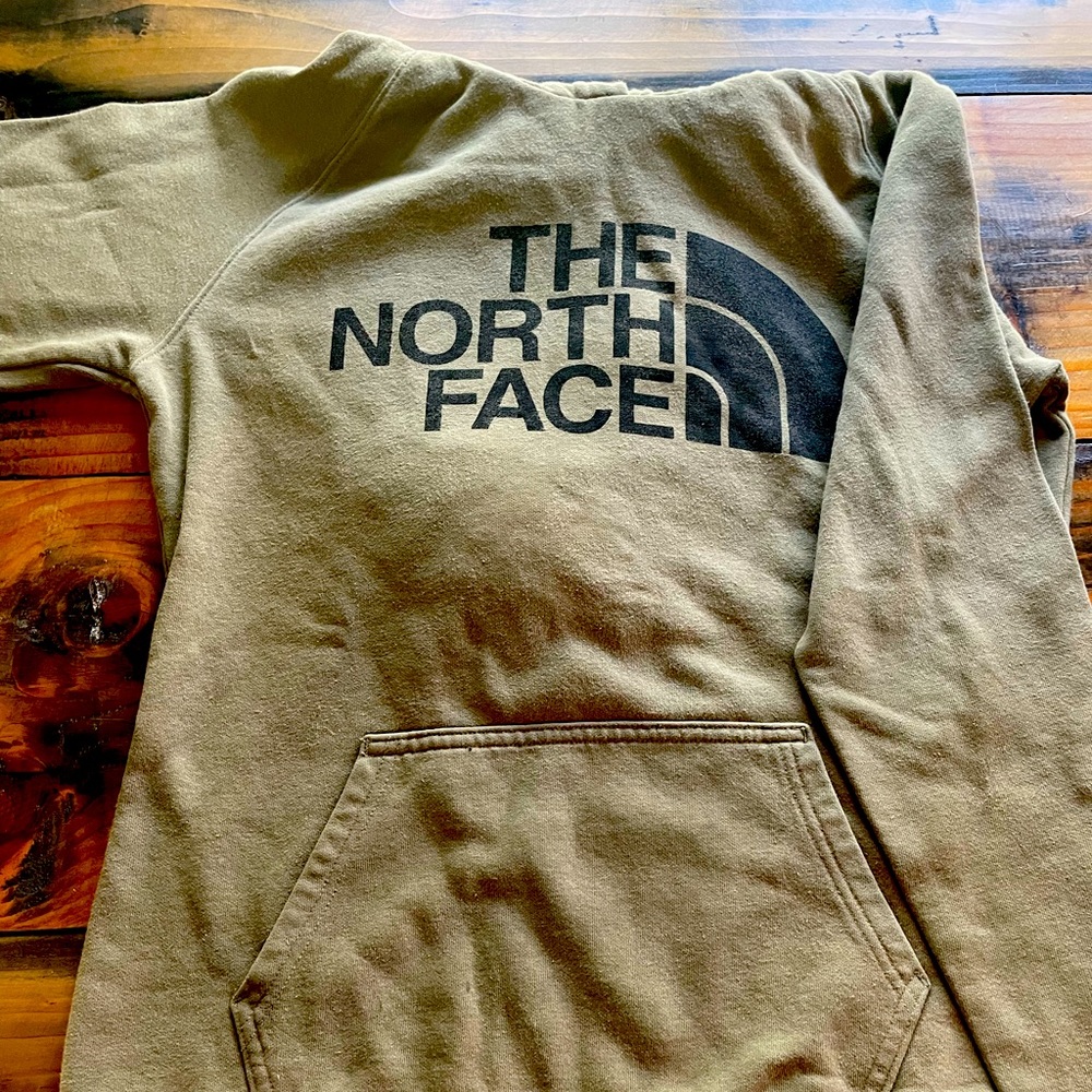 North face sweatshirt hooded